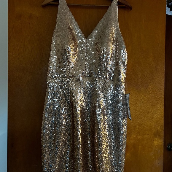 Sequin Dress - Champagne gold - Picture 1 of 5
